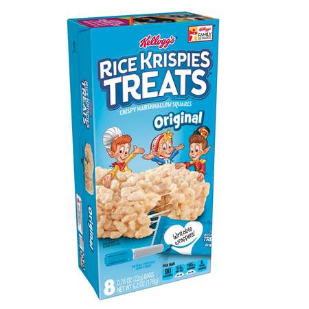 Kelloggs Kellogg's Rice Krispies Original Square Treat .78 oz., PK96 3800035056